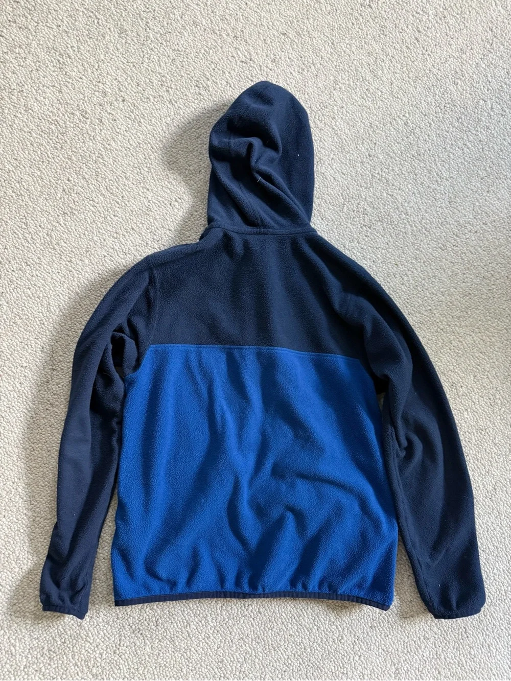 Patagonia Kids Navy & Blue Hooded Fleece Jacket